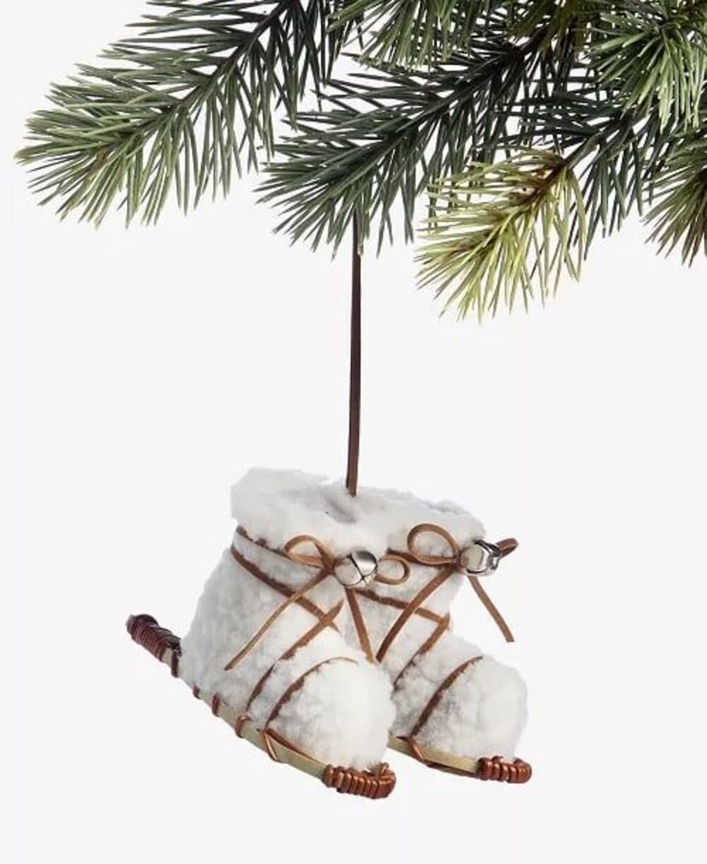 Macy’s Holiday Lane Nordic Wonderland Snowshoes Ornament Christmas tree ornament